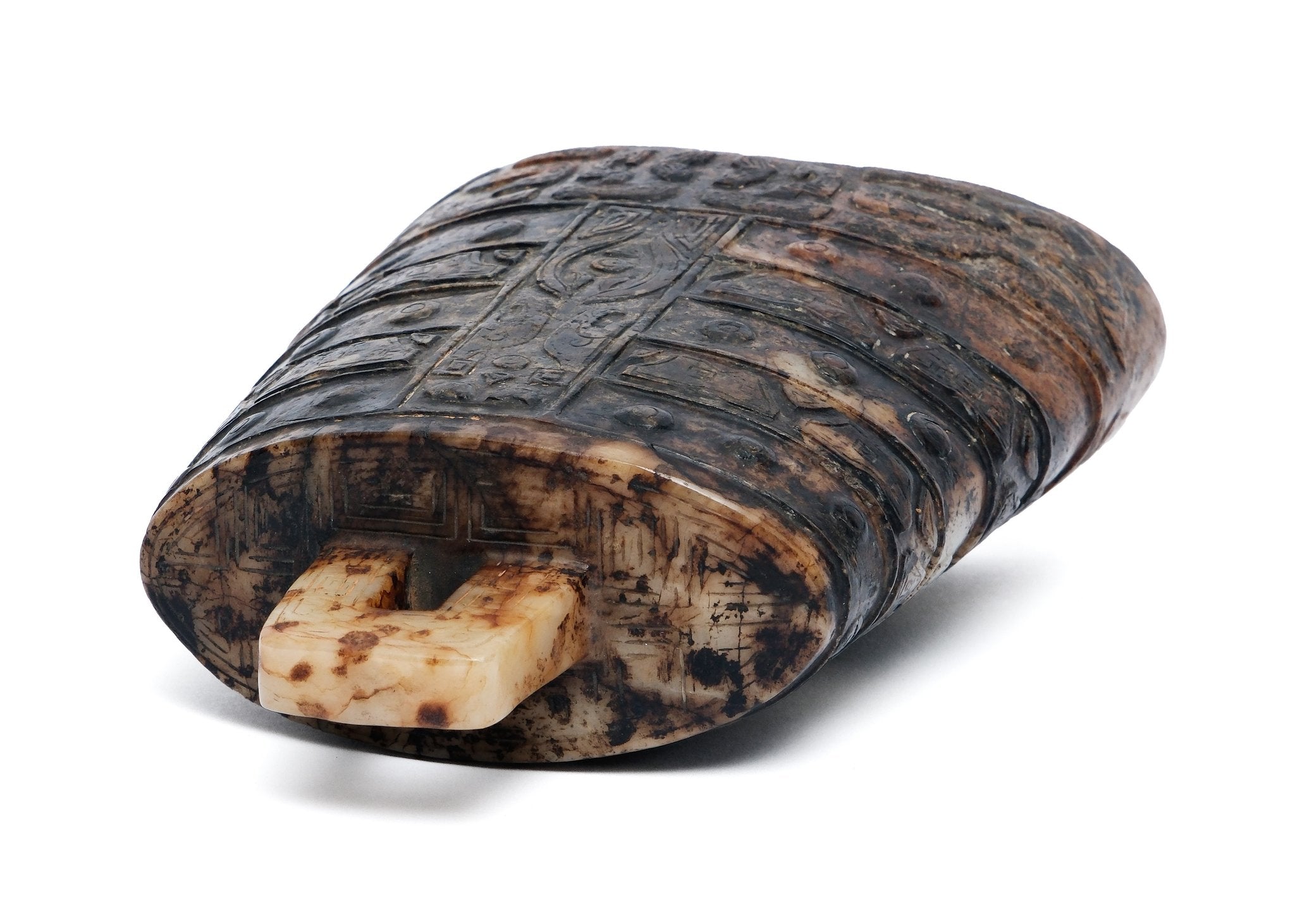 Chinese jade bell - lying view